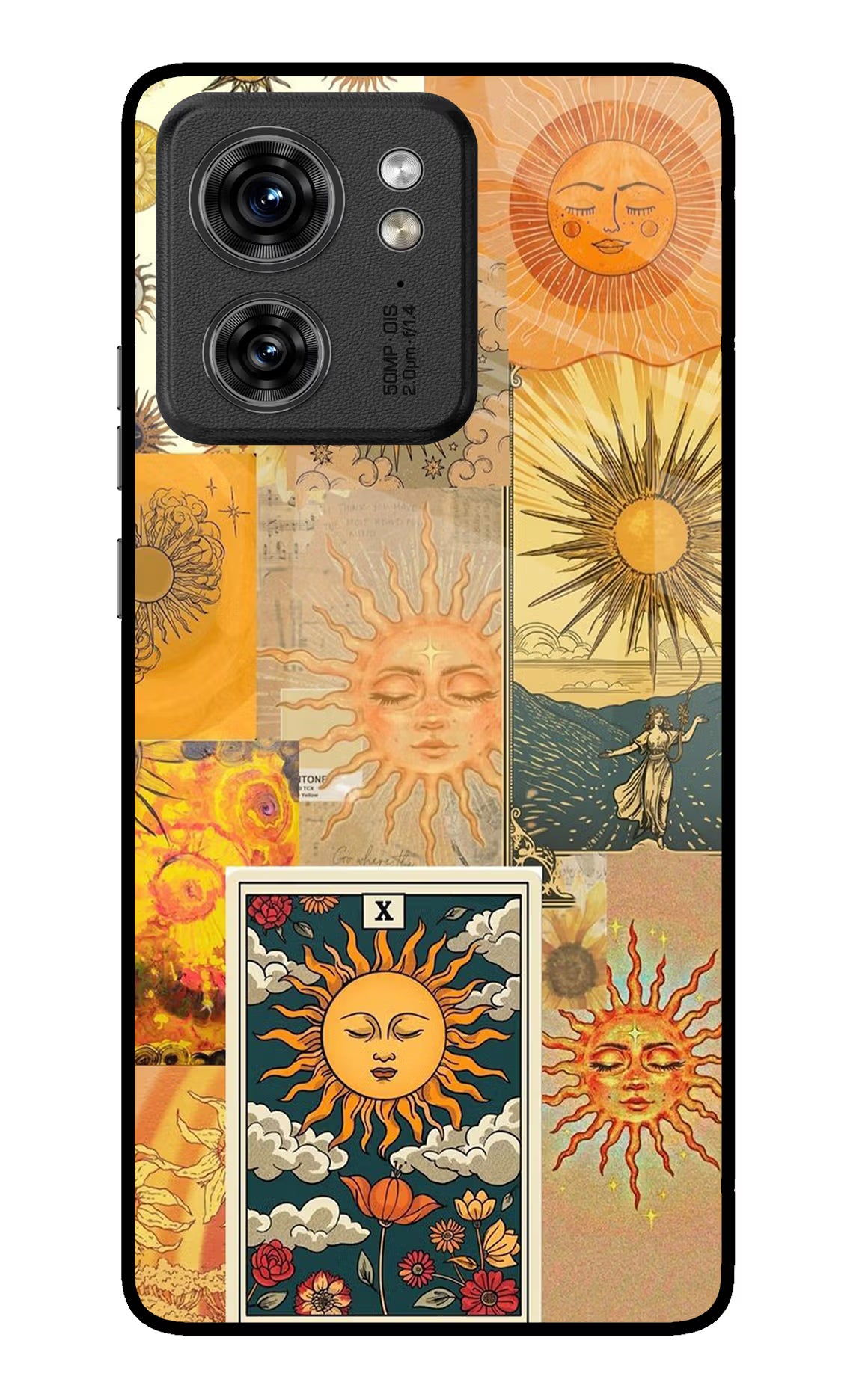 Sun Moto Edge 40 Glass Case Back Cover by Casekaro