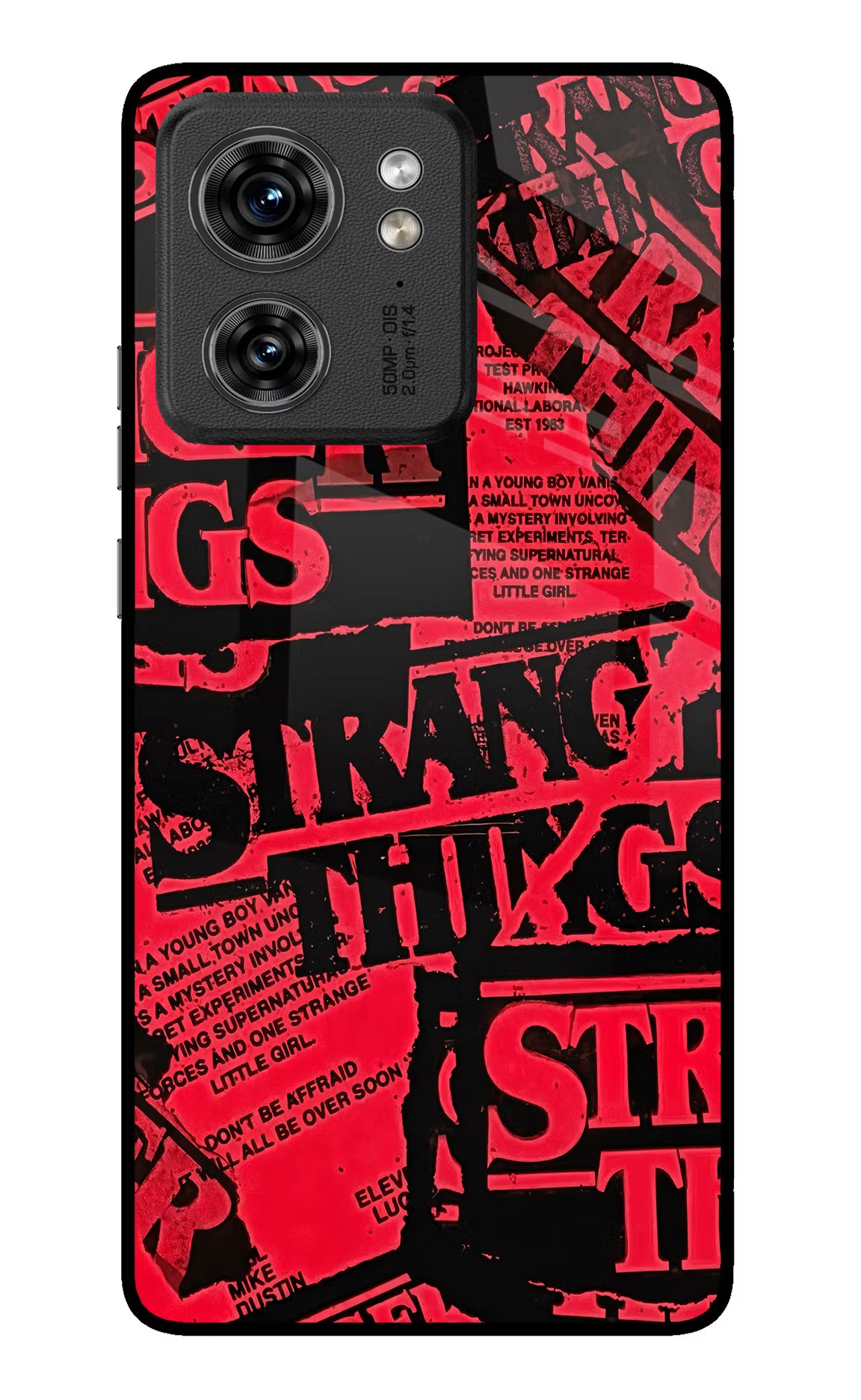 Ordinary Things Moto Edge 40 Glass Case Back Cover by Casekaro
