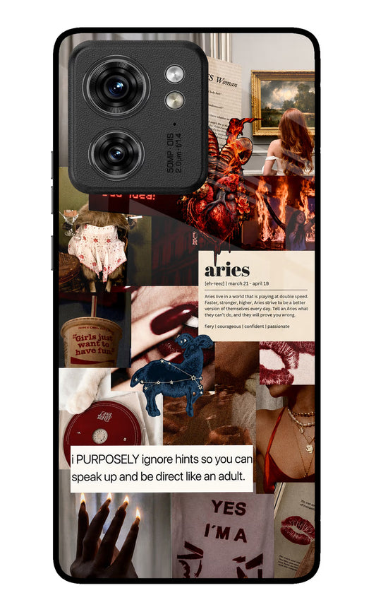 Zodiac Aries Moto Edge 40 Glass Case