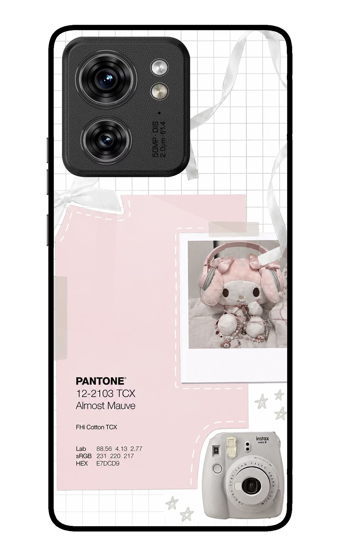 Pantone Asthetic Moto Edge 40 Glass Case