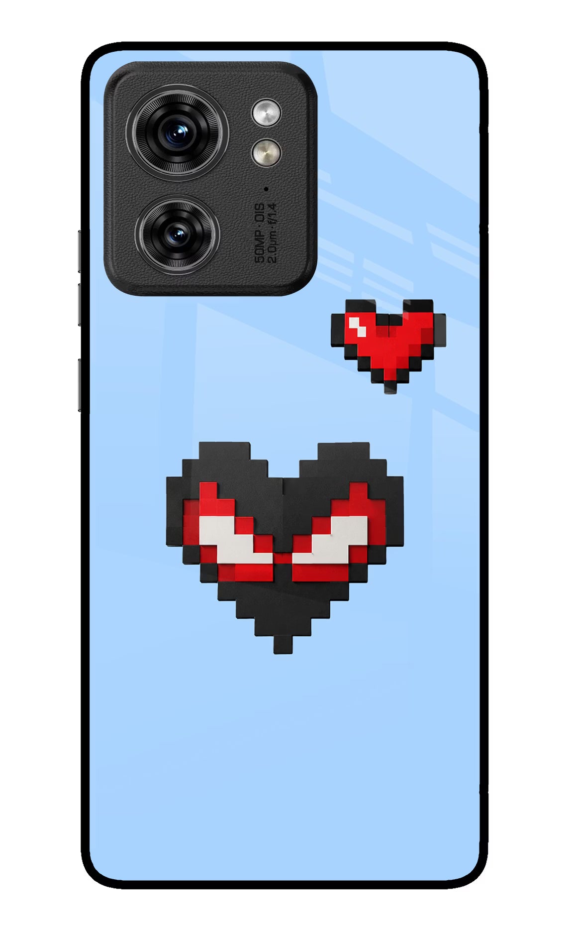 Peter Heart Moto Edge 40 Glass Case