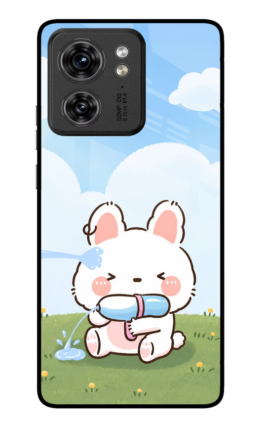 Bunny Treat Moto Edge 40 Glass Case