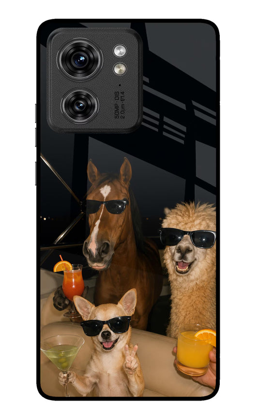 Party Squad Moto Edge 40 Glass Case