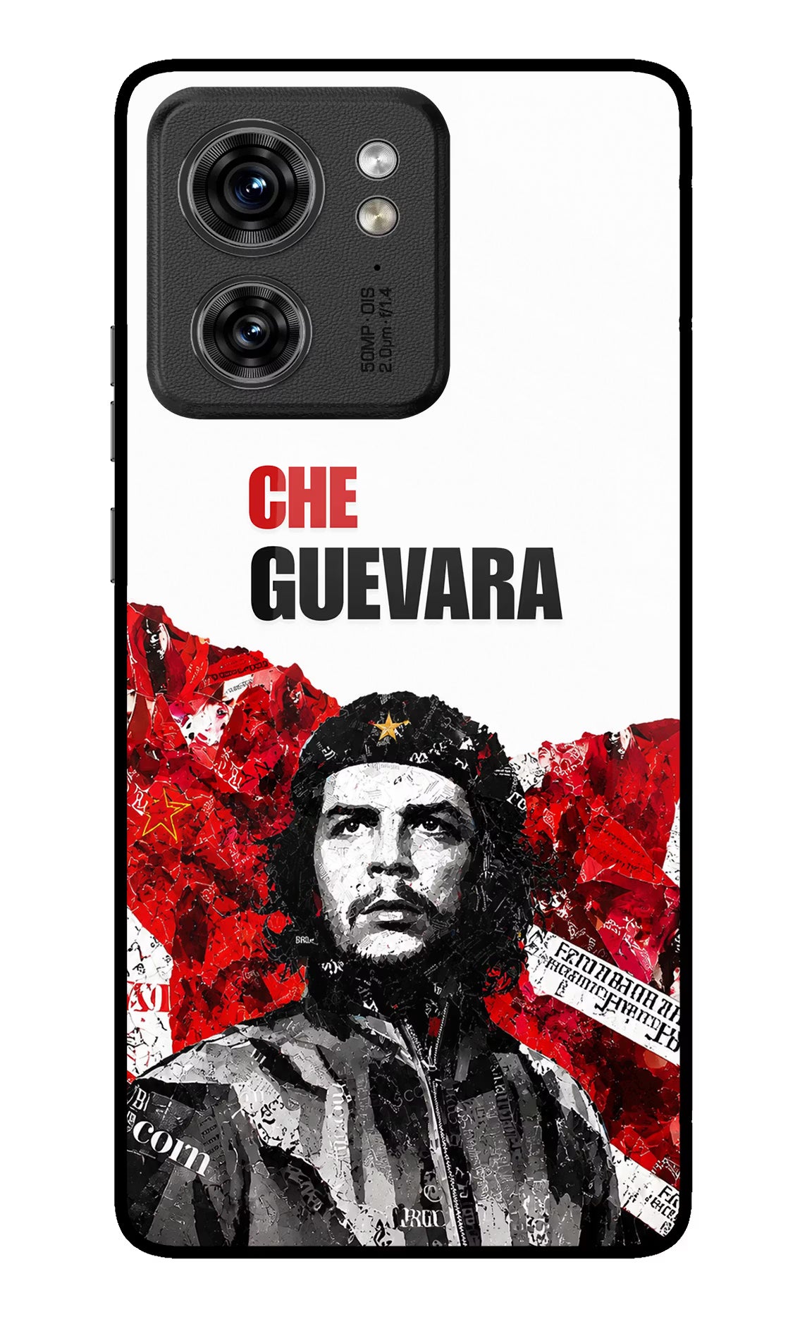 Che Guevara Revolution Moto Edge 40 Glass Case
