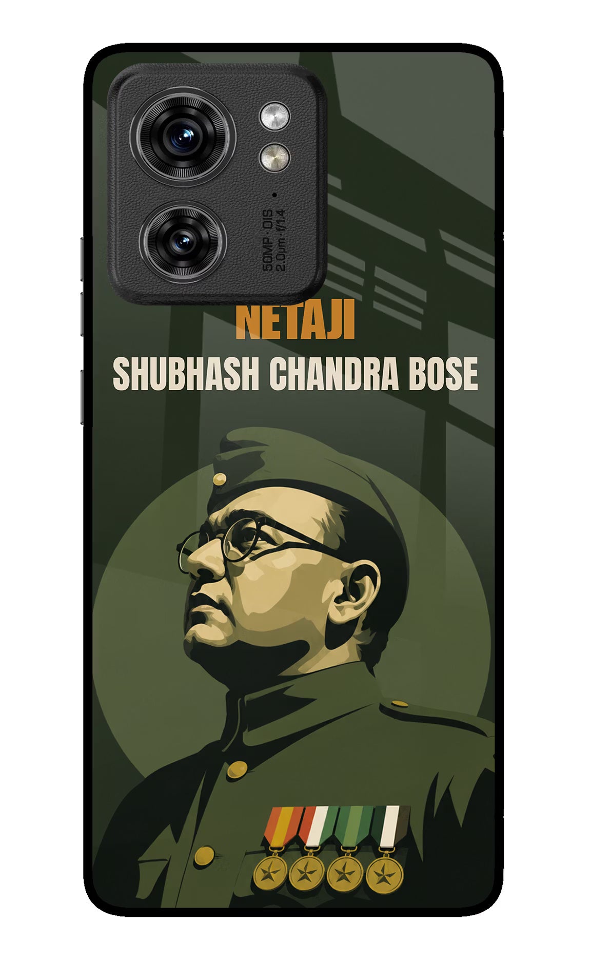 Netaji Legacy Moto Edge 40 Glass Case