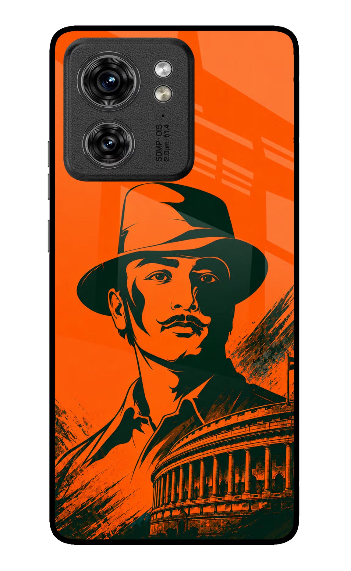 Bhagat Singh Legacy Moto Edge 40 Glass Case