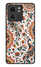 White Mayura Moto Edge 40 Glass Case