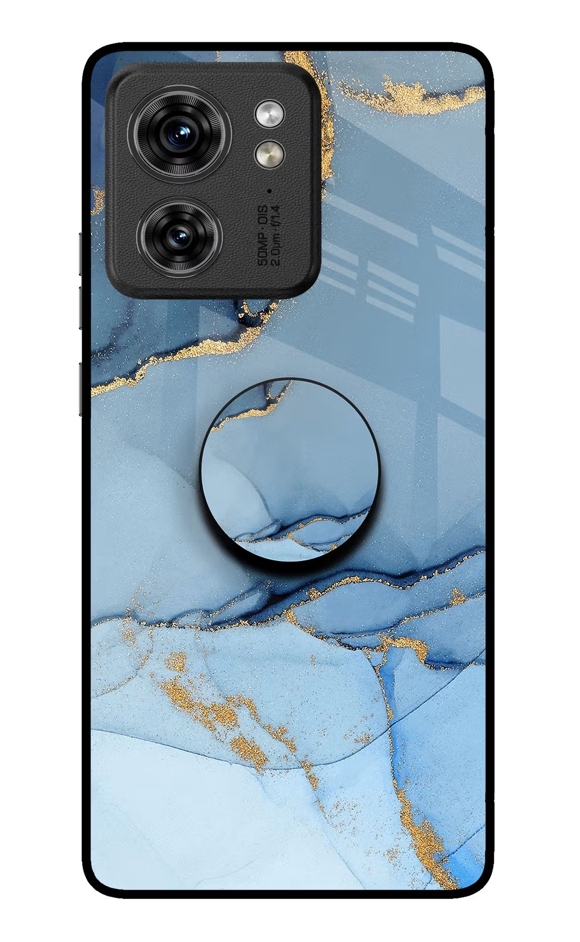 Blue Marble Moto Edge 40 Pop Case by Casekaro