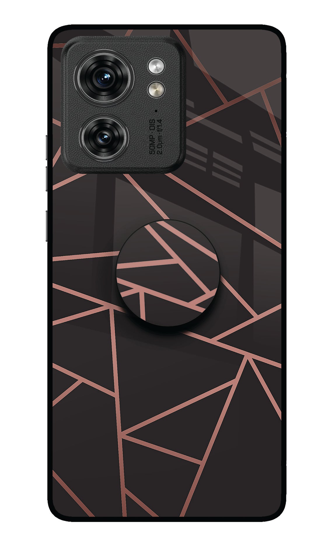 Geometric Pattern Moto Edge 40 Pop Case