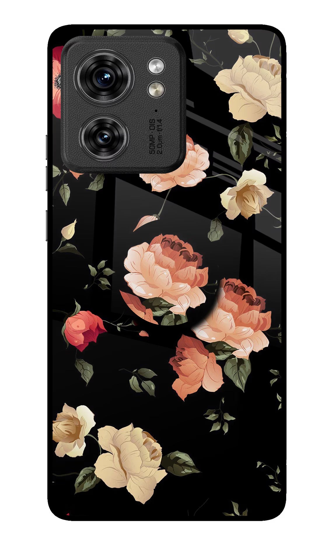 Flowers Moto Edge 40 Pop Case by Casekaro