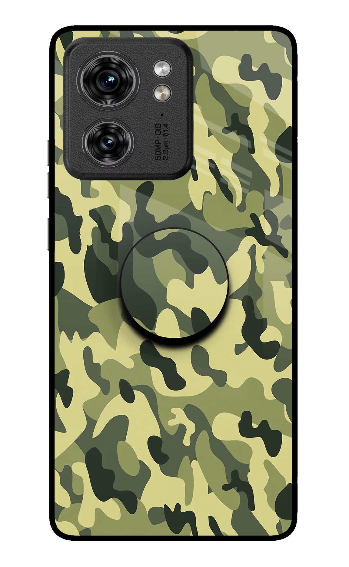 Camouflage Moto Edge 40 Pop Case by Casekaro