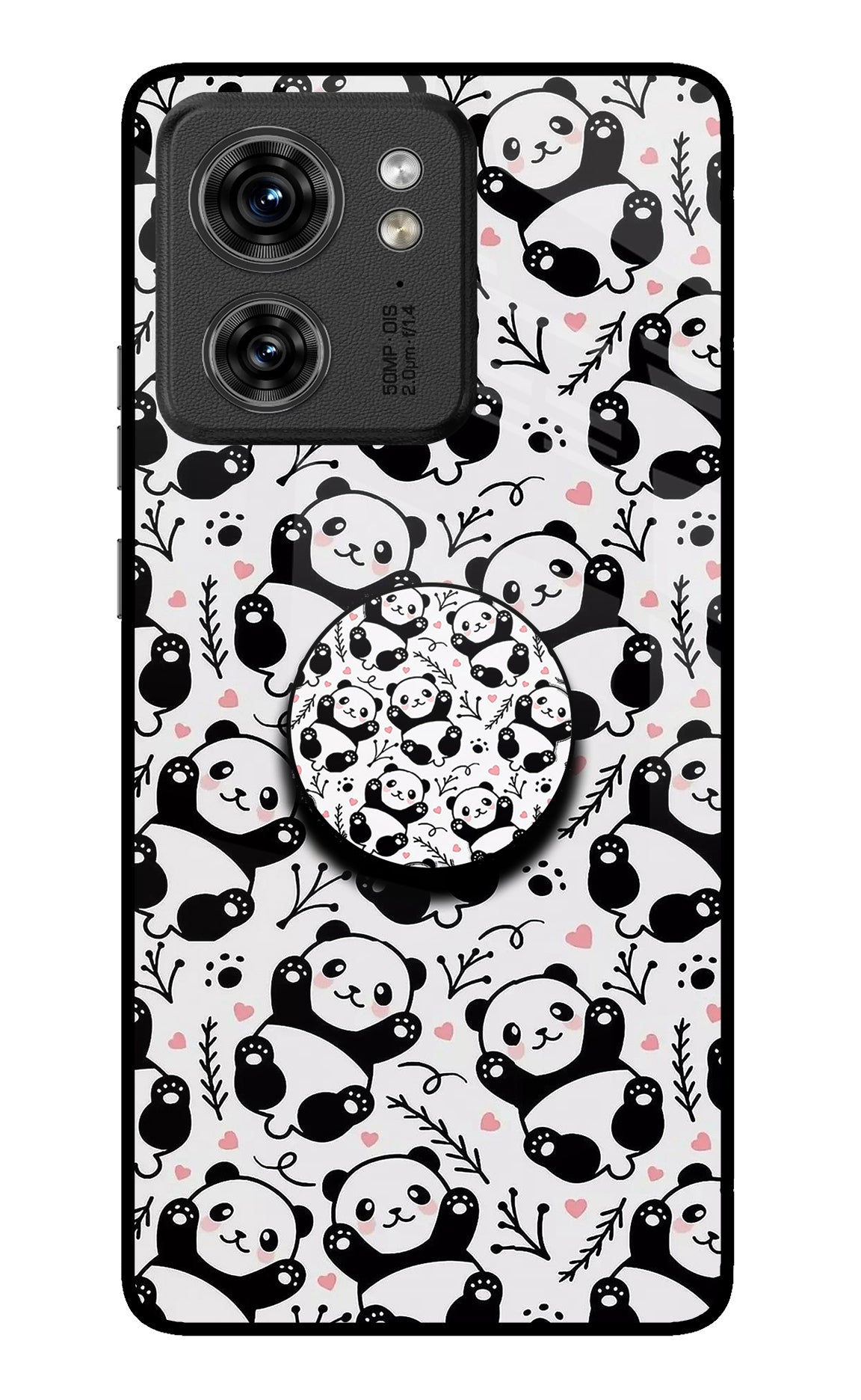 Cute Panda Moto Edge 40 Pop Case