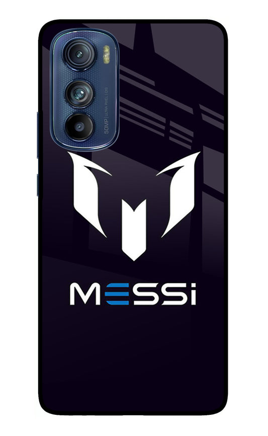 Messi Logo Moto Edge 30 Glass Case