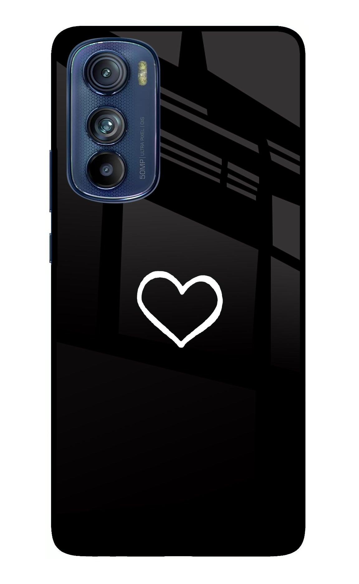 Heart Moto Edge 30 Glass Case