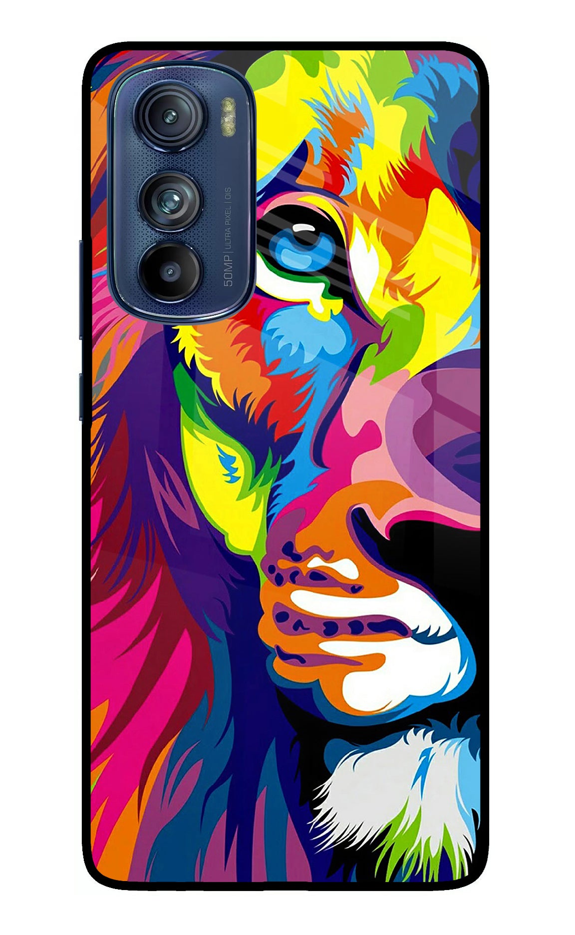 Lion Half Face Moto Edge 30 Back Cover