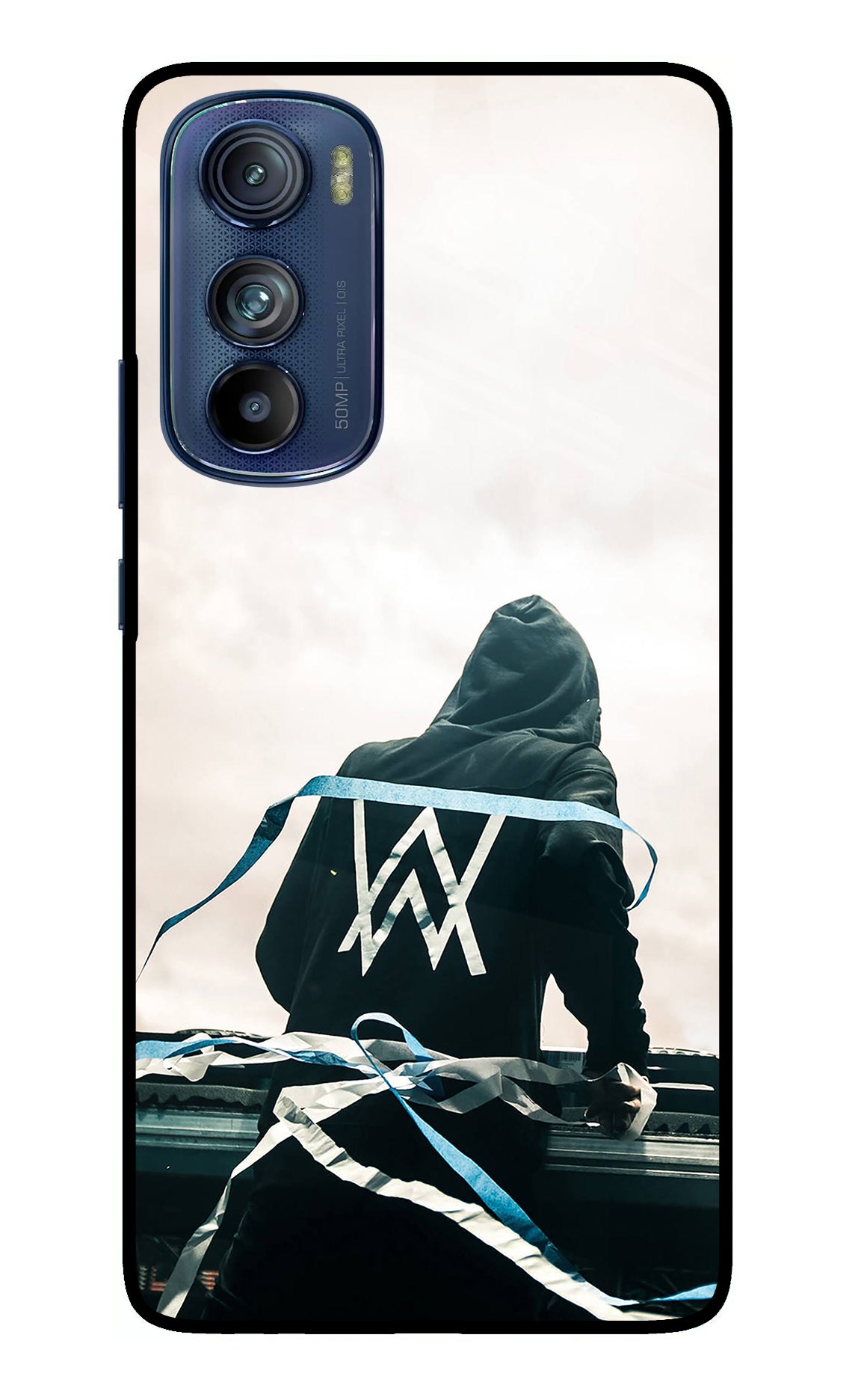 Alan Walker Moto Edge 30 Glass Case