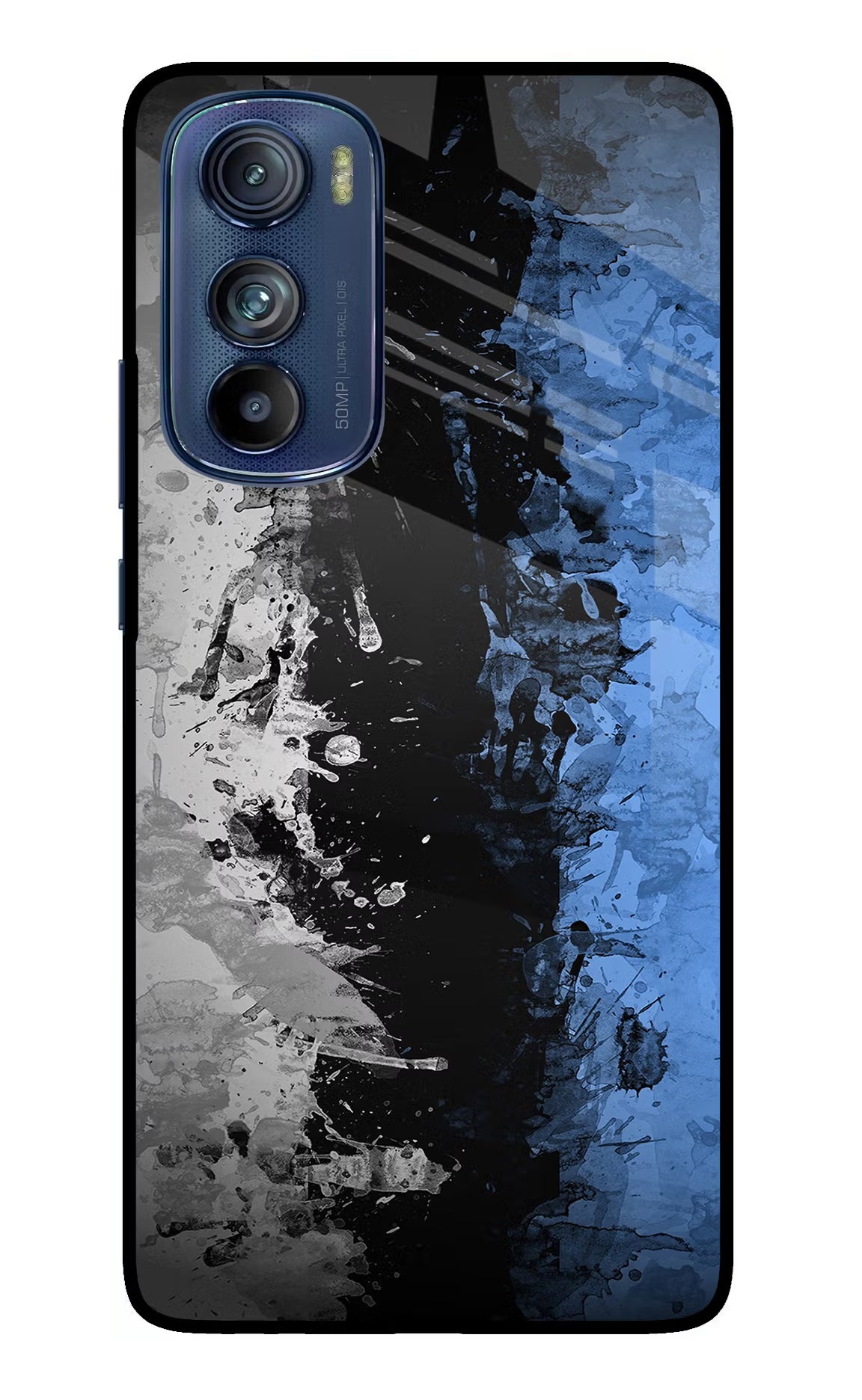 Artistic Design Moto Edge 30 Glass Case Back Cover by Casekaro