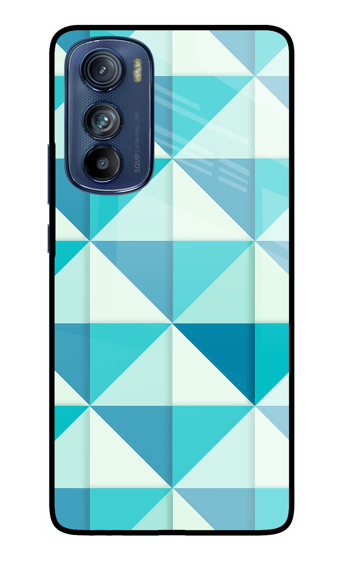 Abstract Moto Edge 30 Glass Case Back Cover by Casekaro