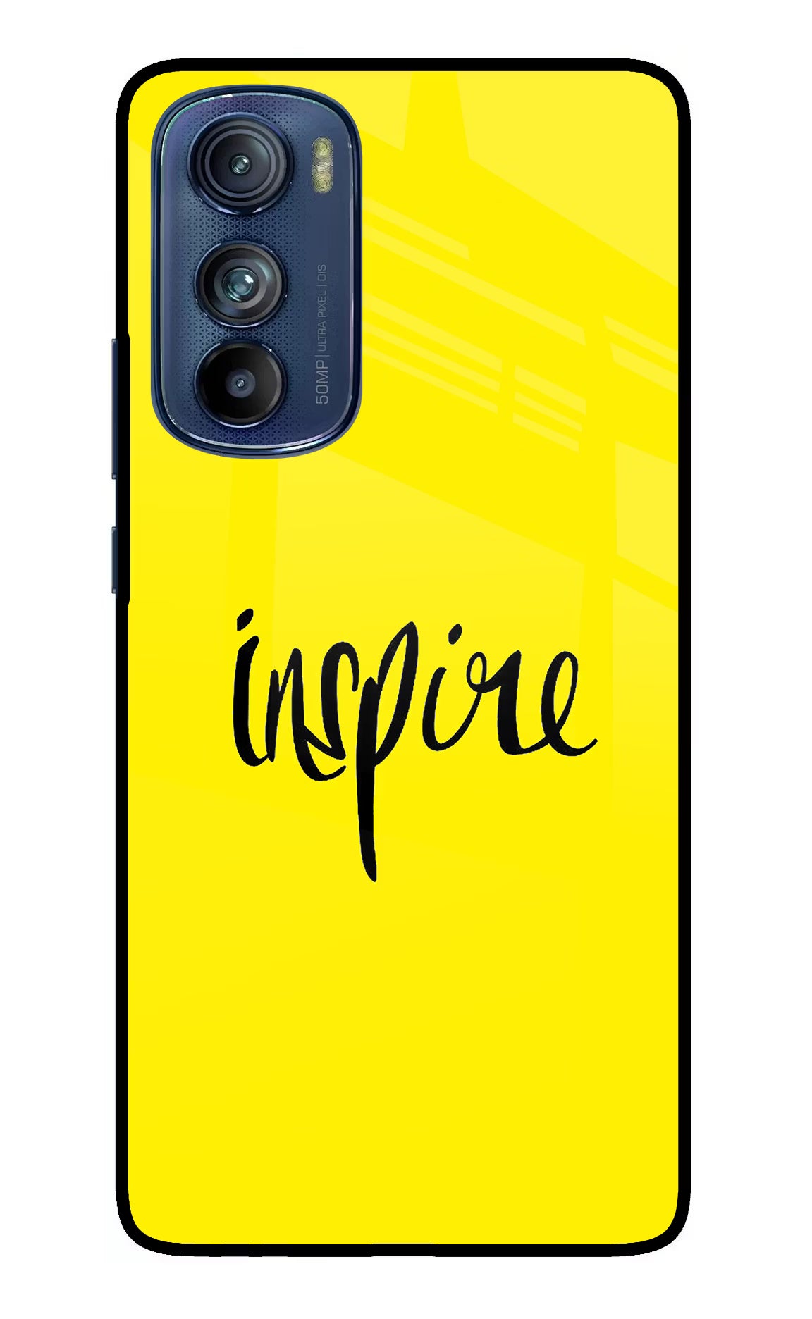 Inspire Moto Edge 30 Glass Case Back Cover by Casekaro