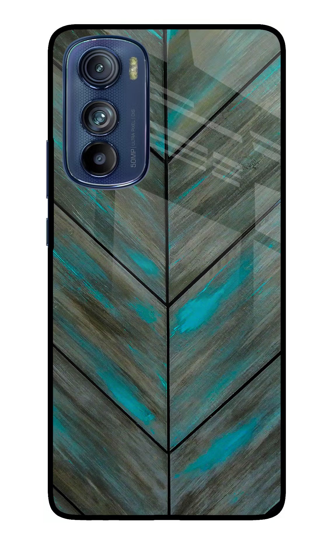 Pattern Moto Edge 30 Glass Case Back Cover by Casekaro