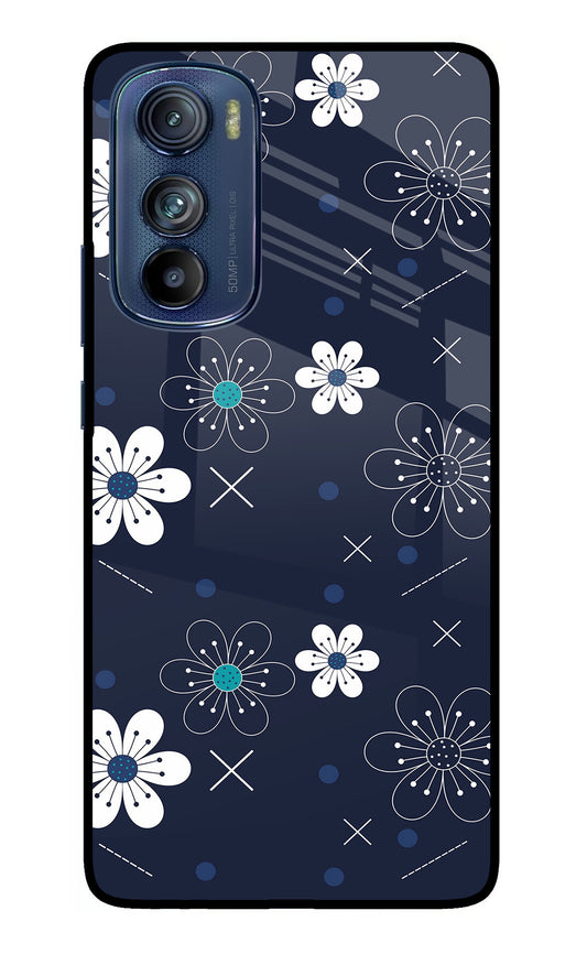 Flowers Moto Edge 30 Glass Case