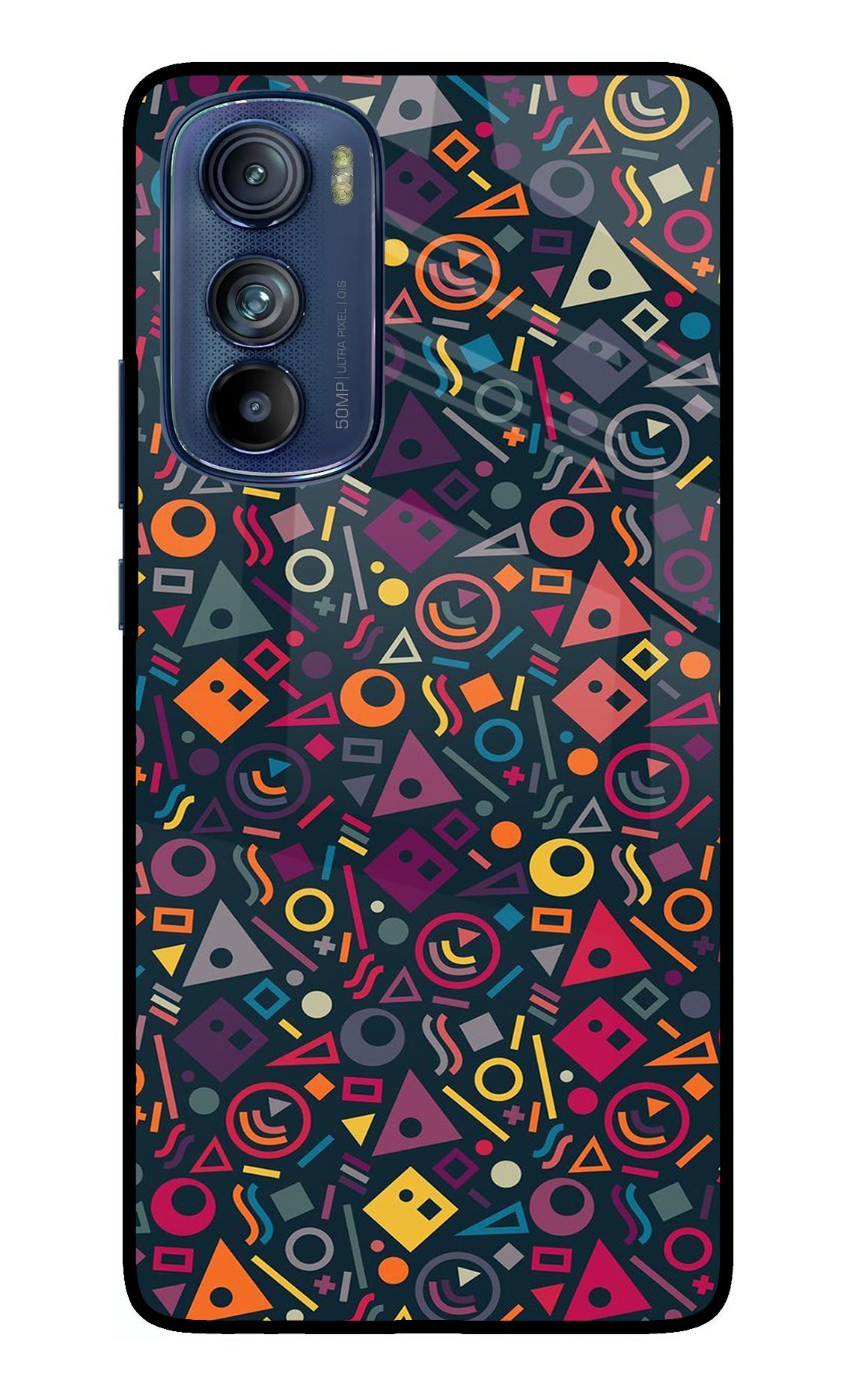 Geometric Abstract Moto Edge 30 Back Cover