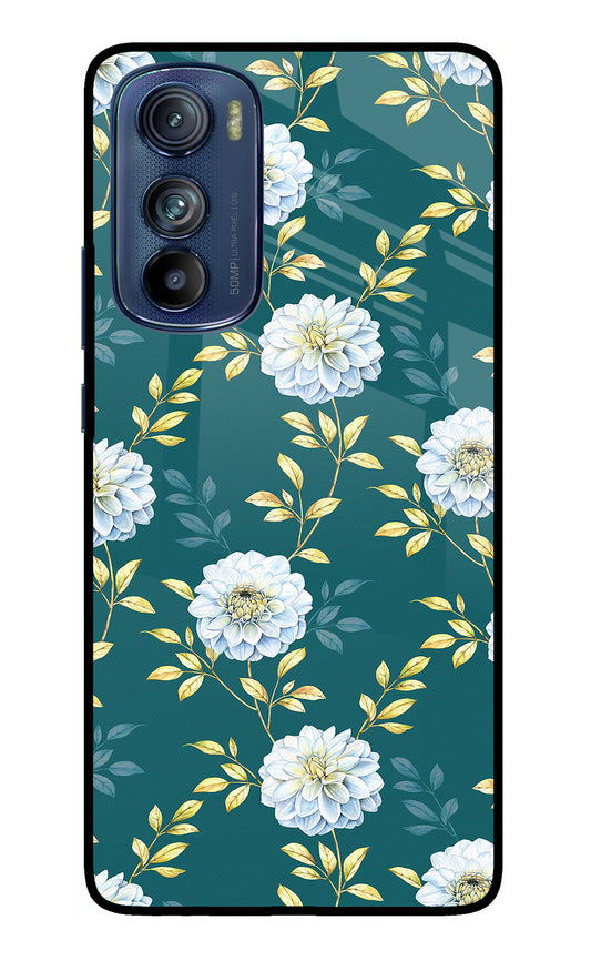 Flowers Moto Edge 30 Glass Case