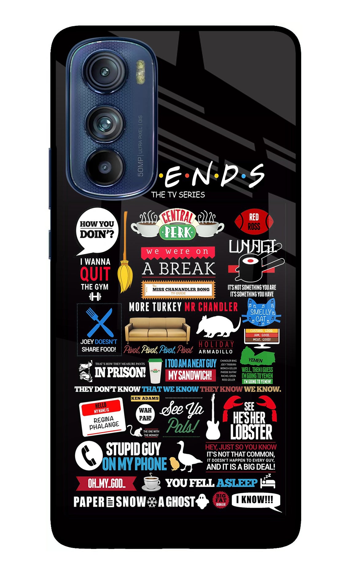 FRIENDS Moto Edge 30 Back Cover