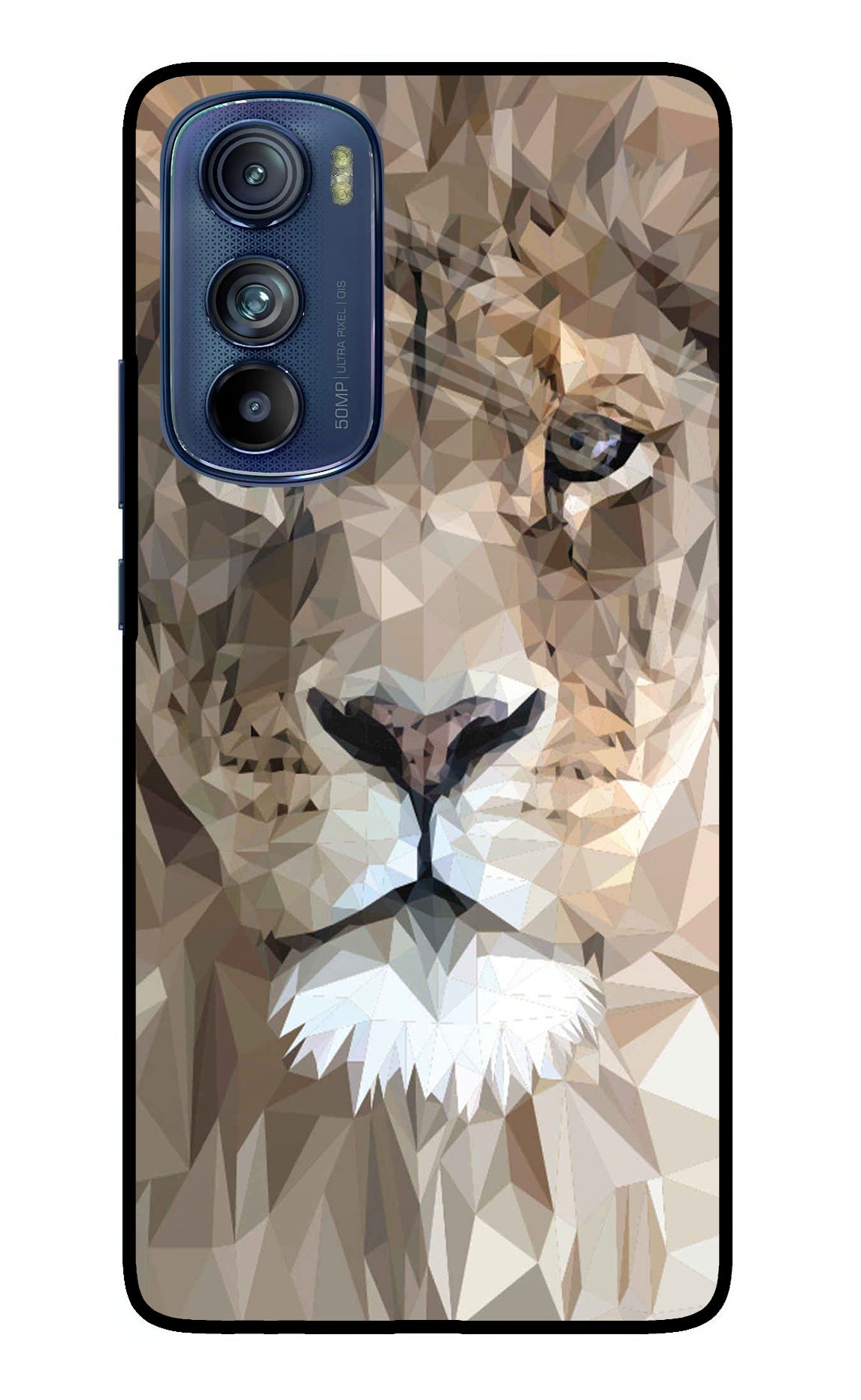 Lion Art Moto Edge 30 Glass Case