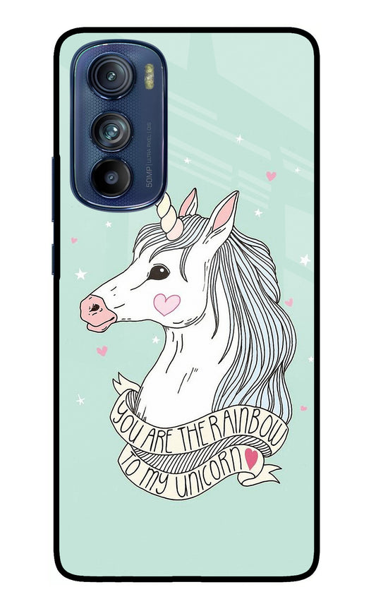 Unicorn Wallpaper Moto Edge 30 Glass Case