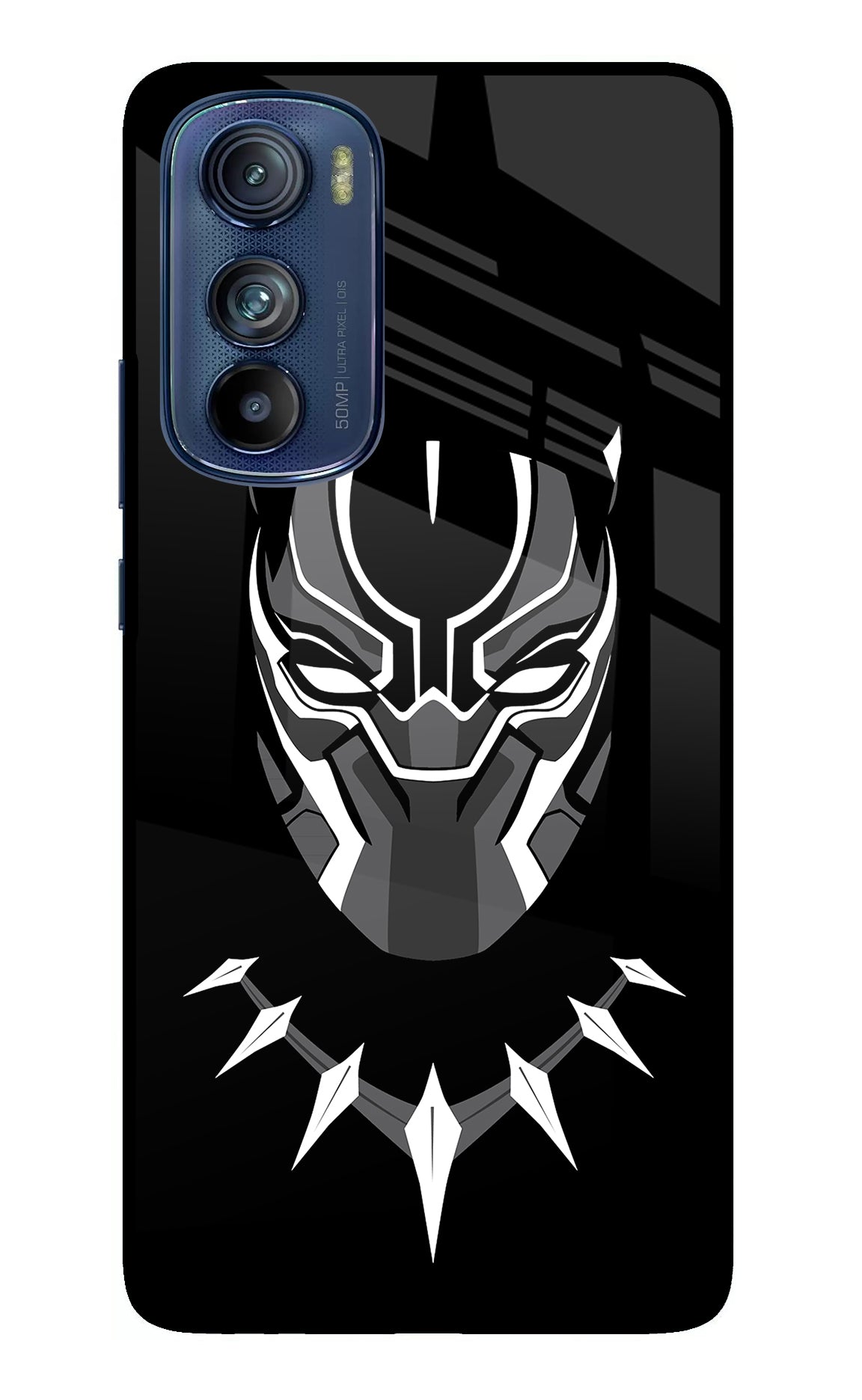 Black Panther Moto Edge 30 Glass Case