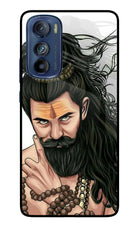Mahadev Moto Edge 30 Glass Case Back Cover by Casekaro