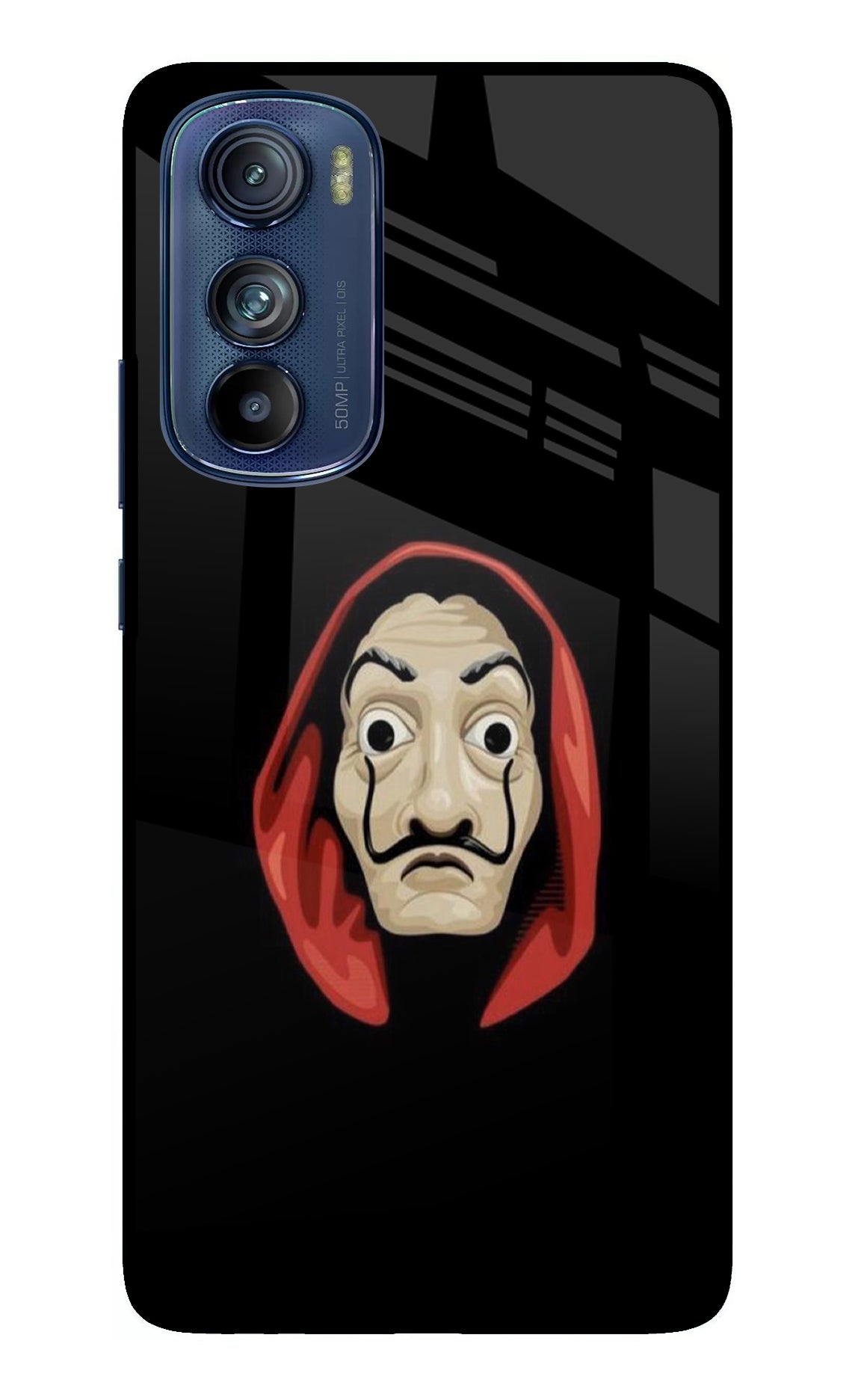 Money Heist Moto Edge 30 Glass Case