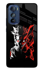 Naruto Two Face Moto Edge 30 Glass Case Back Cover by Casekaro
