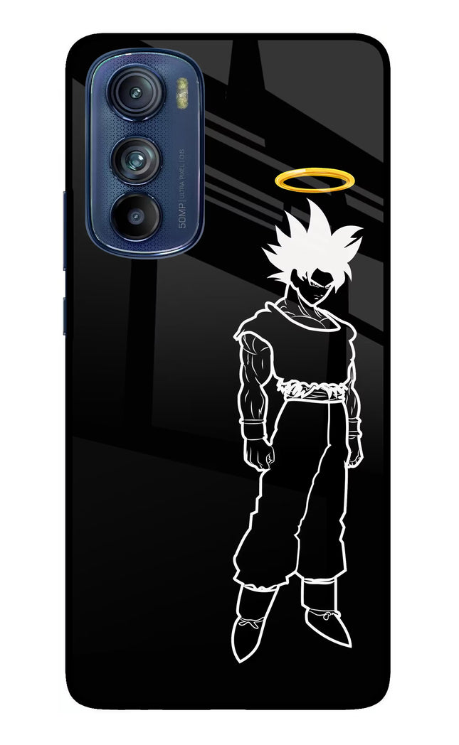 DBS Character Moto Edge 30 Glass Case Back Cover by Casekaro