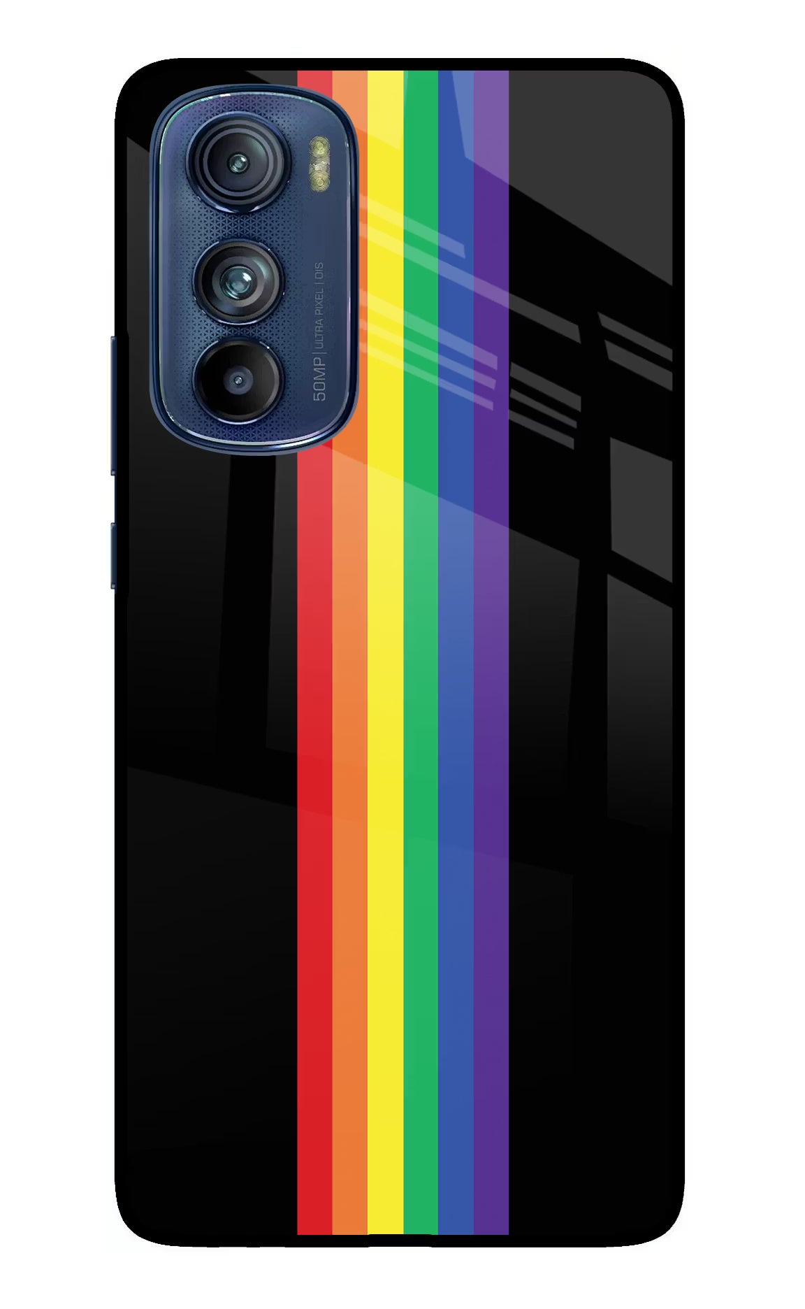 Pride Moto Edge 30 Glass Case Back Cover by Casekaro
