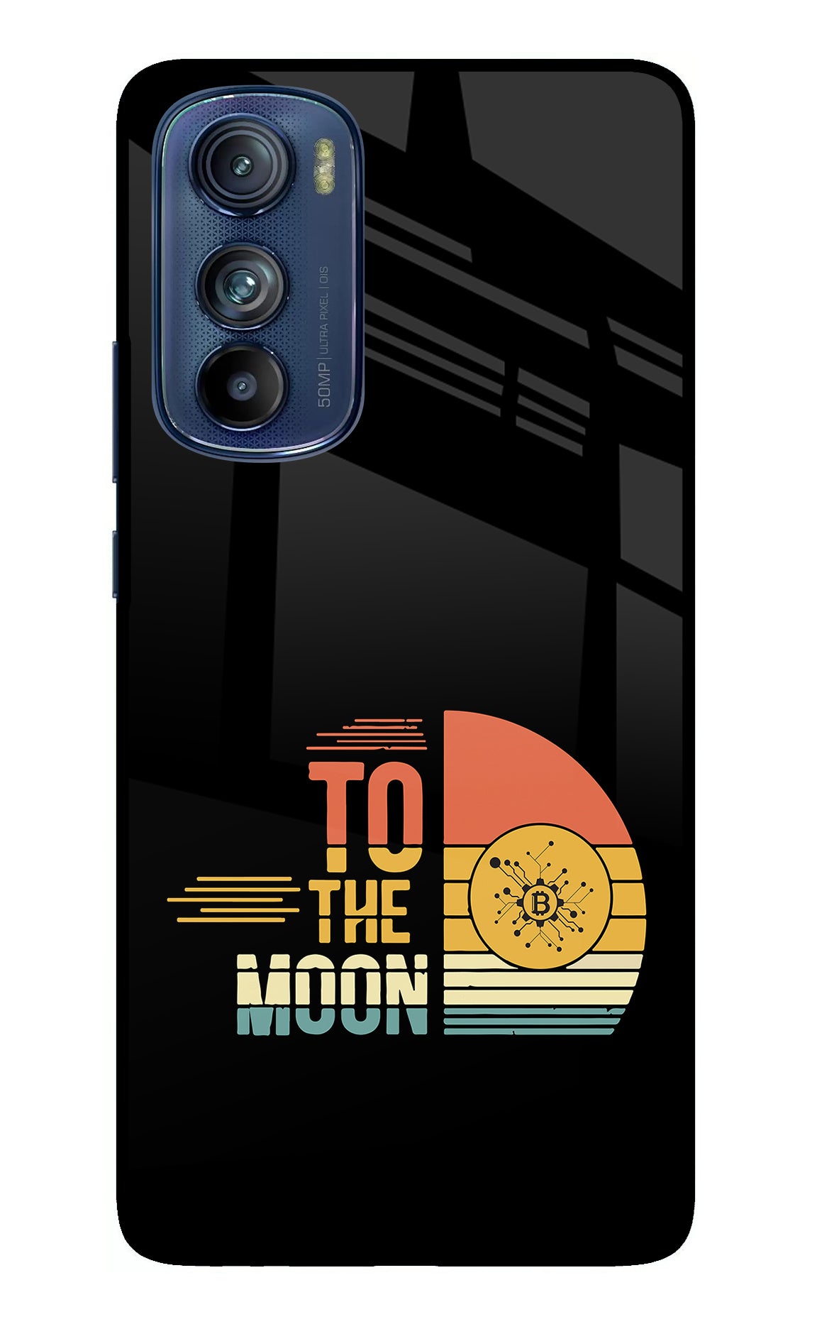 To the Moon Moto Edge 30 Glass Case