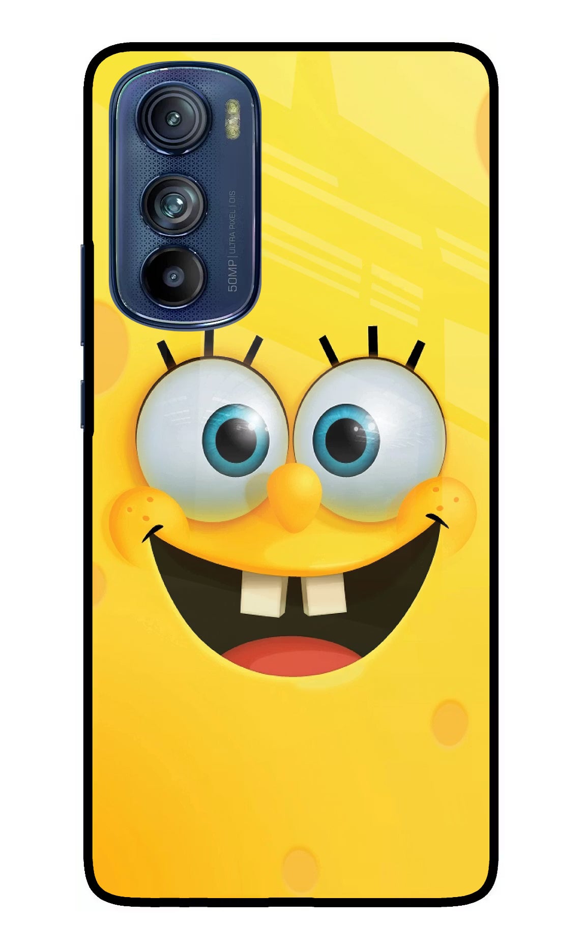 Sponge 1 Moto Edge 30 Glass Case Back Cover by Casekaro