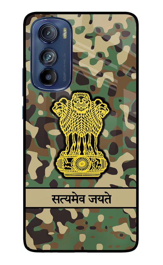 Satyamev Jayate Army Moto Edge 30 Glass Case