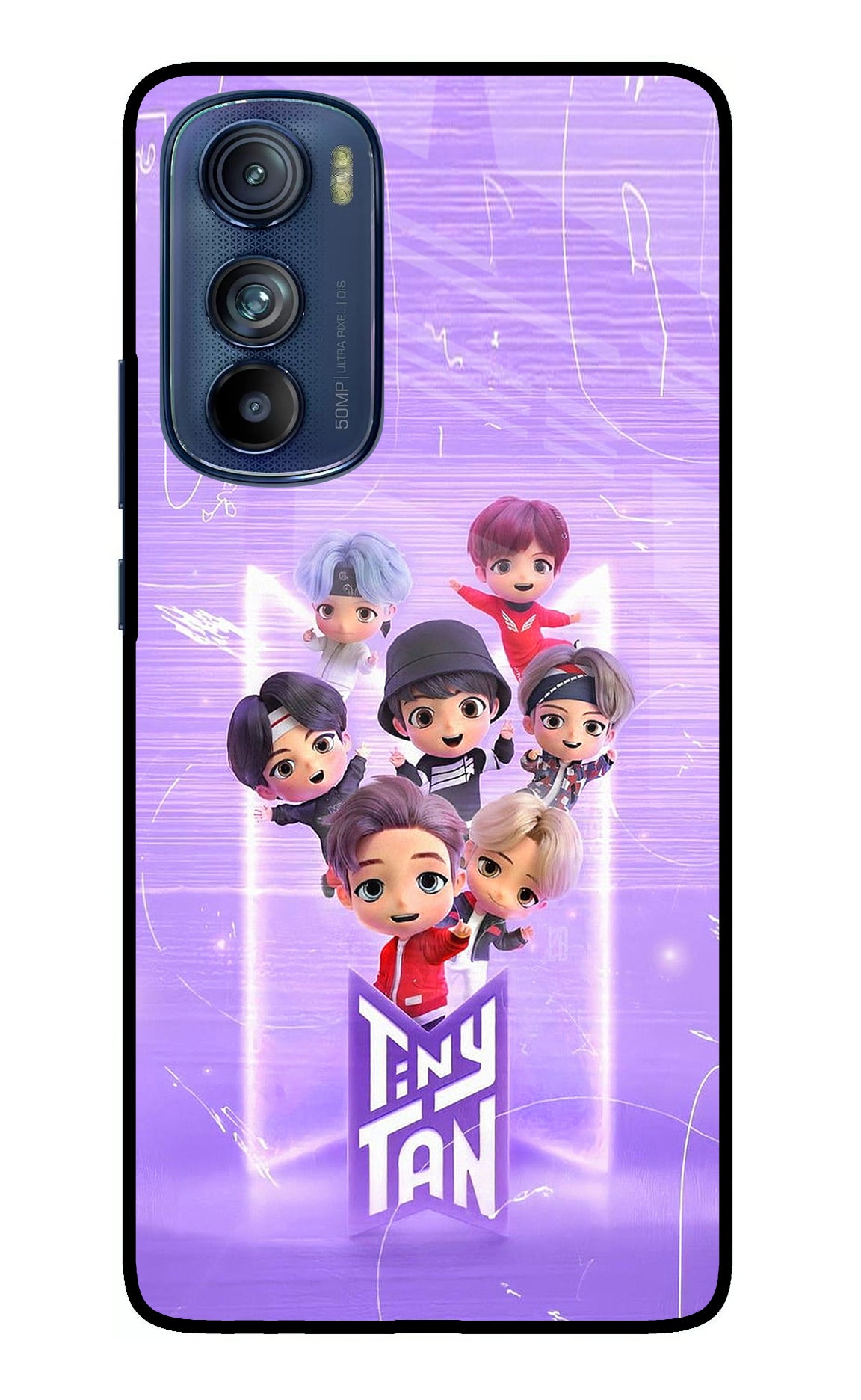 BTS Tiny Tan Moto Edge 30 Glass Case