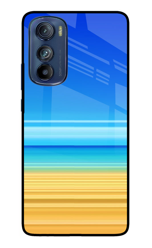 Beach Art Moto Edge 30 Glass Case