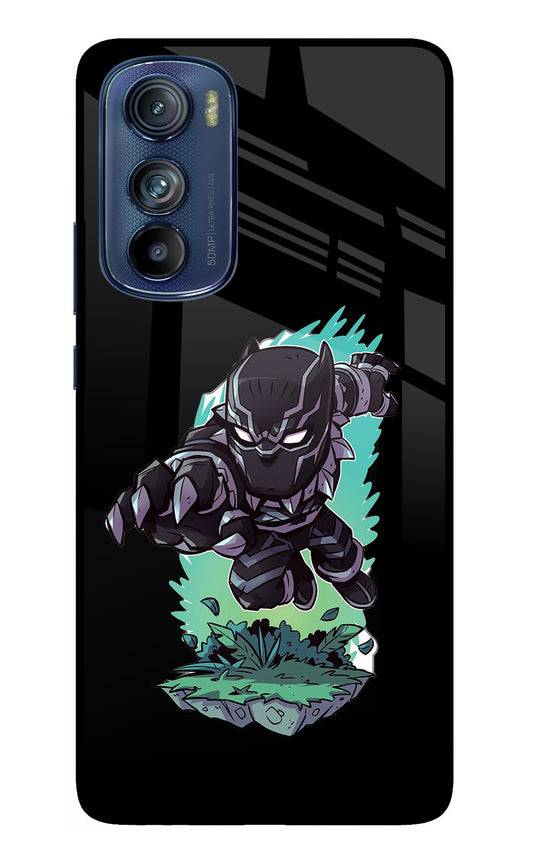 Black Panther Moto Edge 30 Glass Case