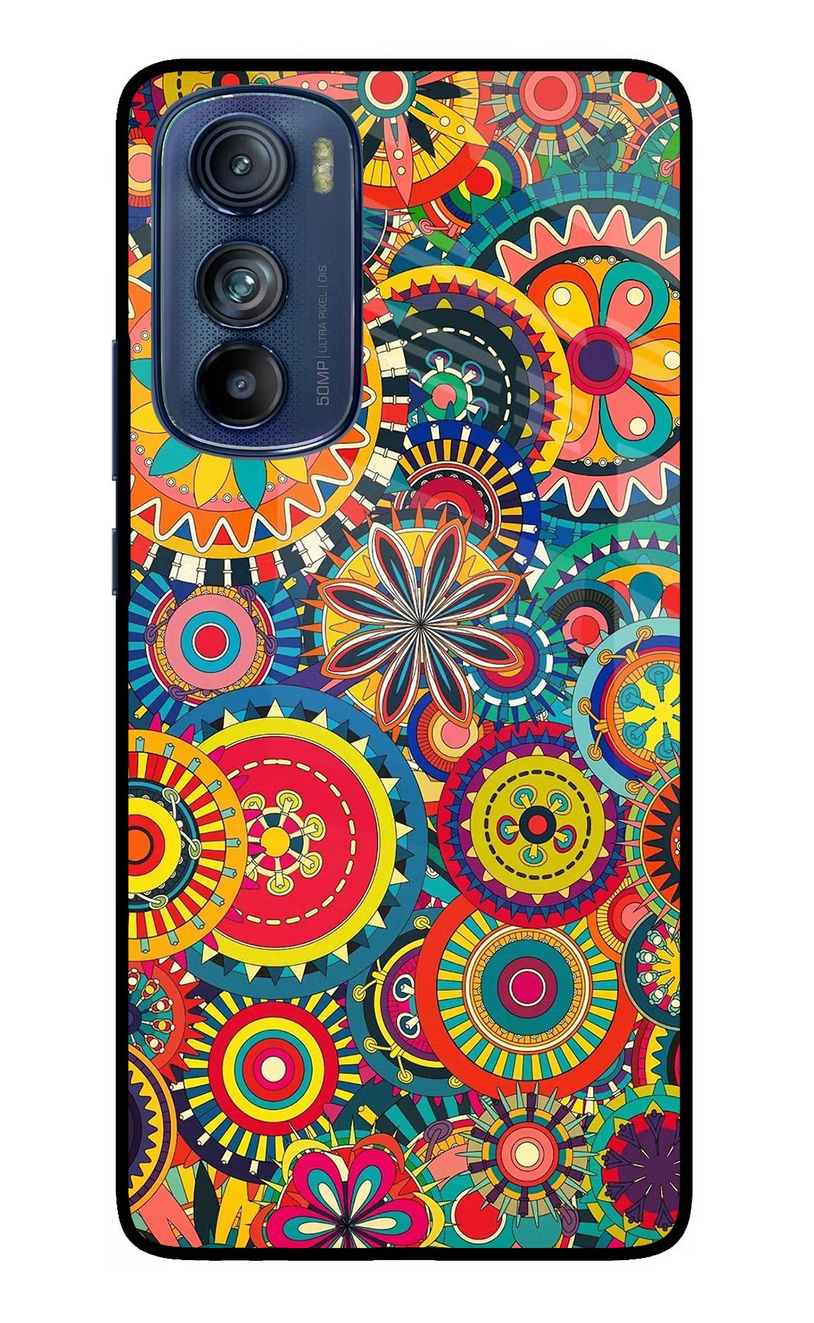 Gol Gol Art Moto Edge 30 Glass Case Back Cover by Casekaro
