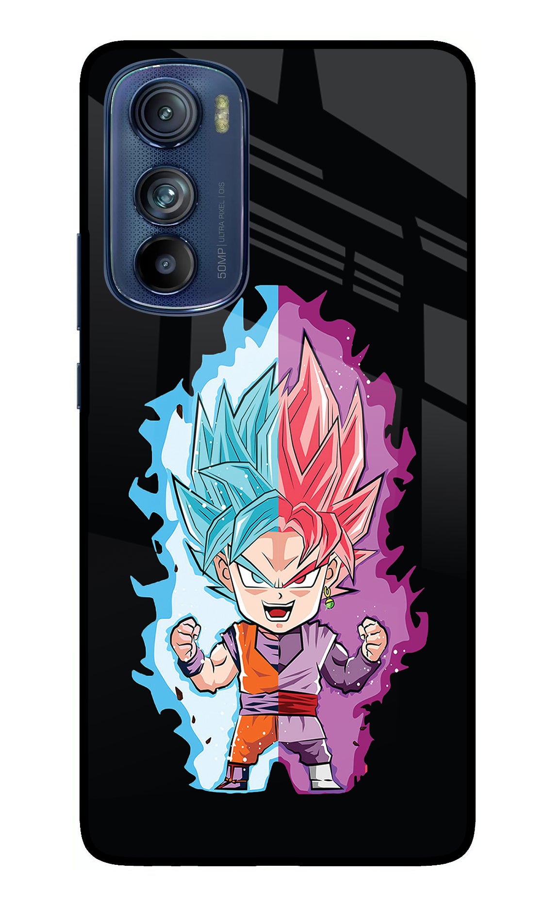 Chota Goku Moto Edge 30 Glass Case