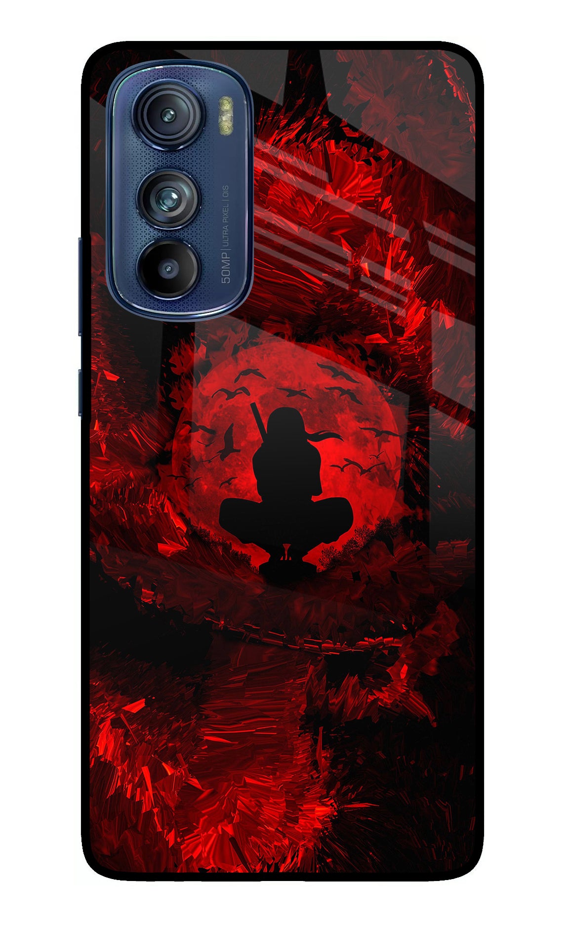 Itachi Uchiha Moto Edge 30 Glass Case