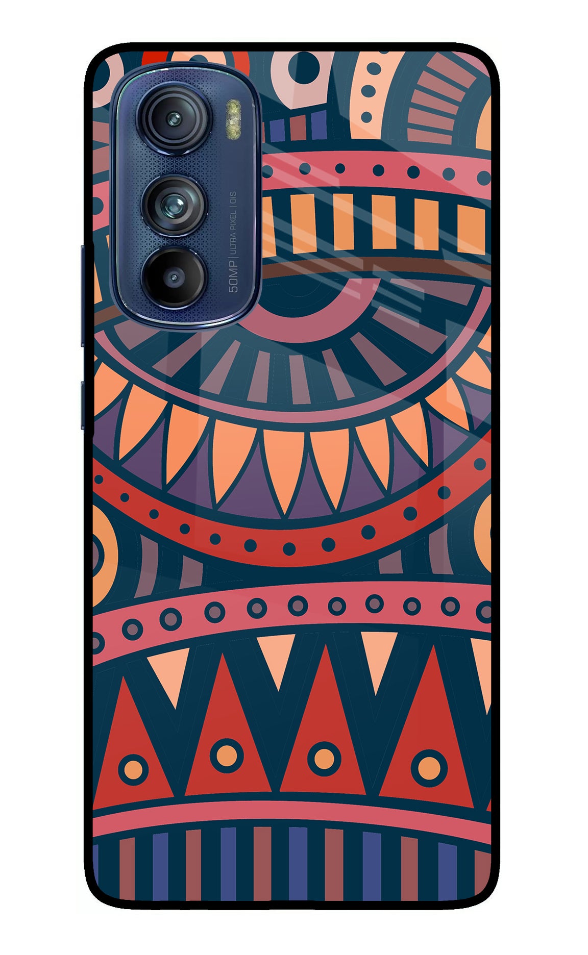 African Culture Design Moto Edge 30 Glass Case