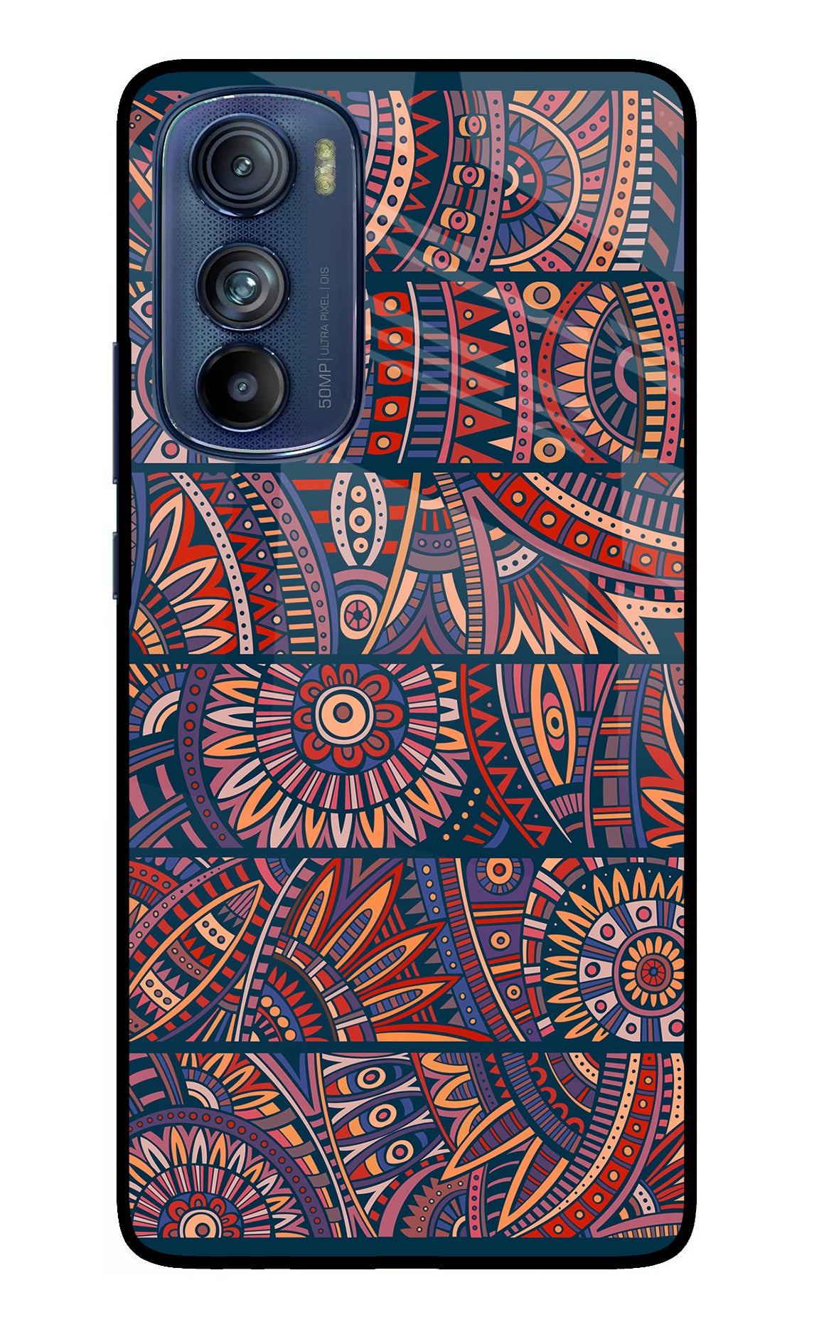 African Culture Design Moto Edge 30 Glass Case