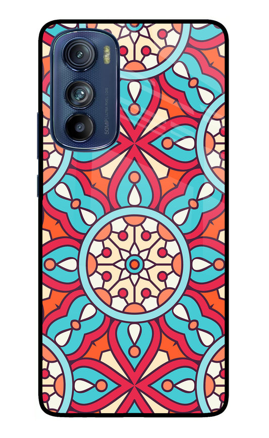 Mandala Geometric Moto Edge 30 Glass Case