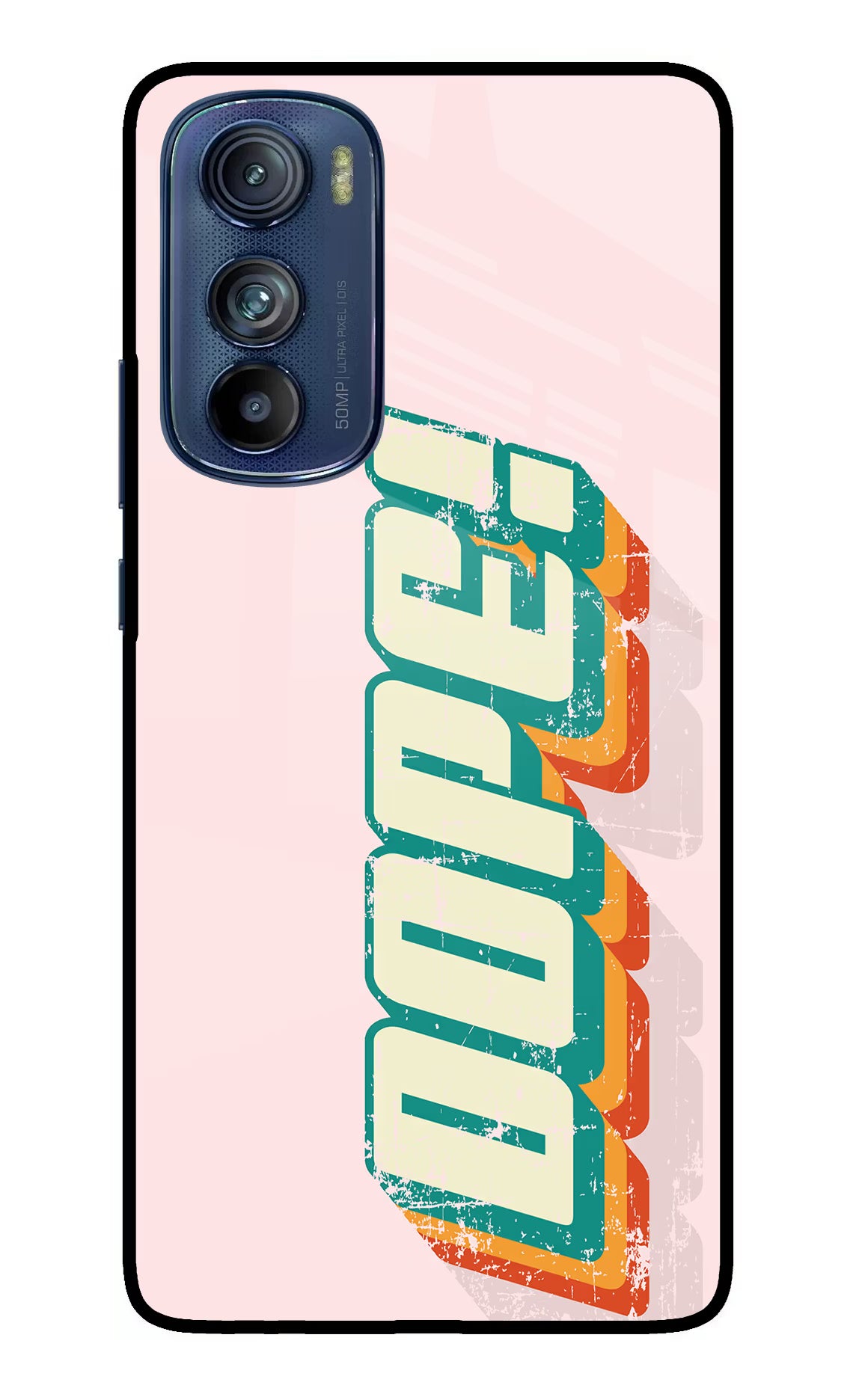 Dope Moto Edge 30 Glass Case Back Cover by Casekaro