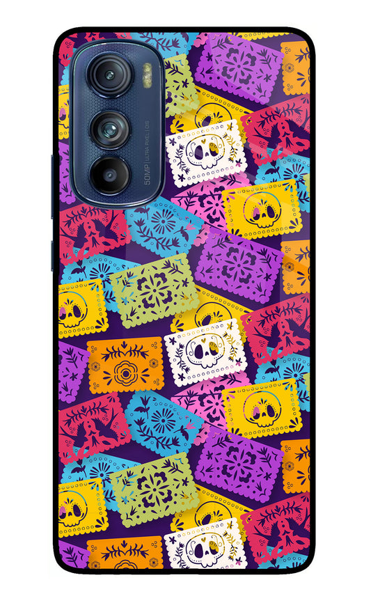 Mexican Pattern Moto Edge 30 Glass Case